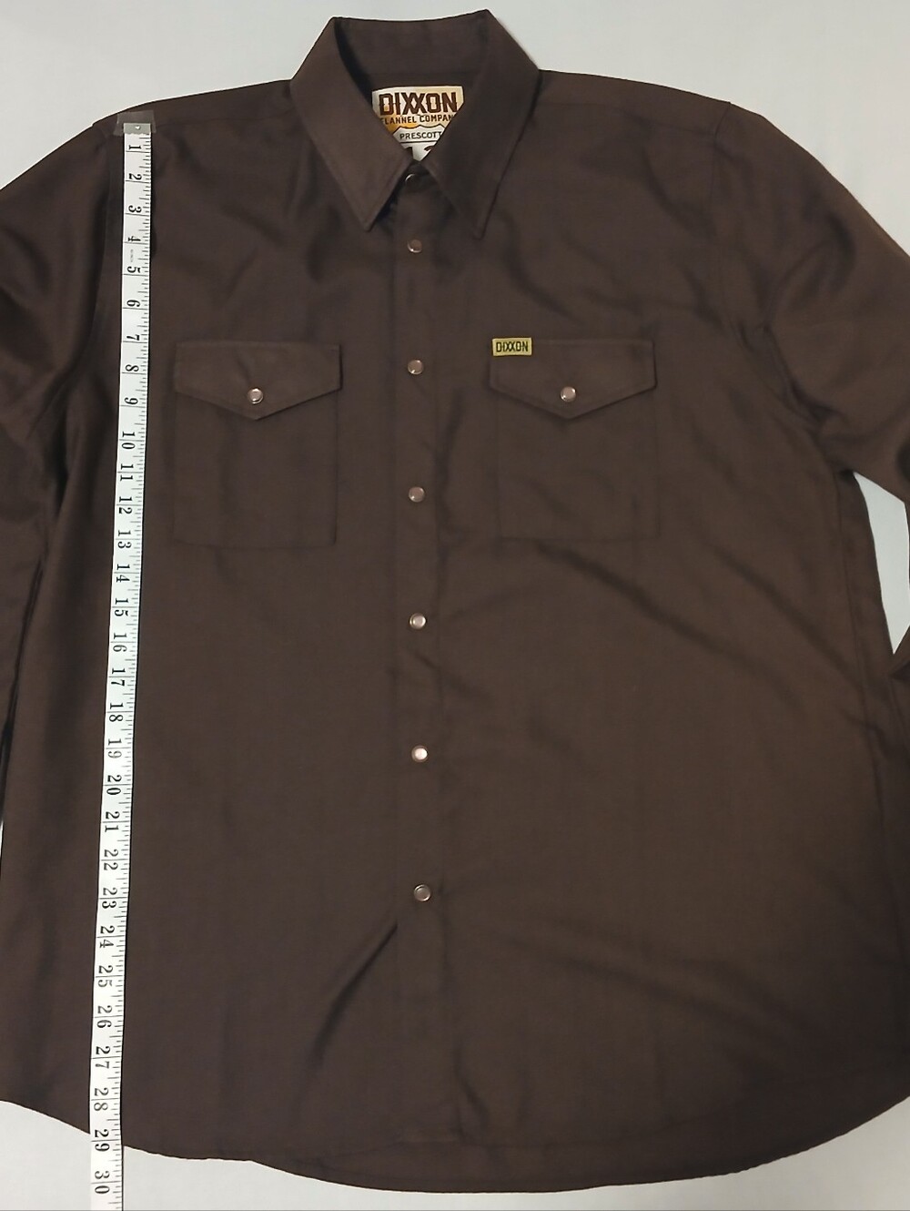 Dixxon Flannel Co Shirt Men’s Size XL Prescott 13 Brown Button Up